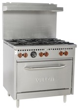 Vulcan SX36-6BP SX Series 36" LP Gas 6 Burner Restaurant Range