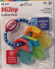 N by 600 Ice Gel Teether Keys Multiple Teething Surfaces Stays Cool Longer NEW