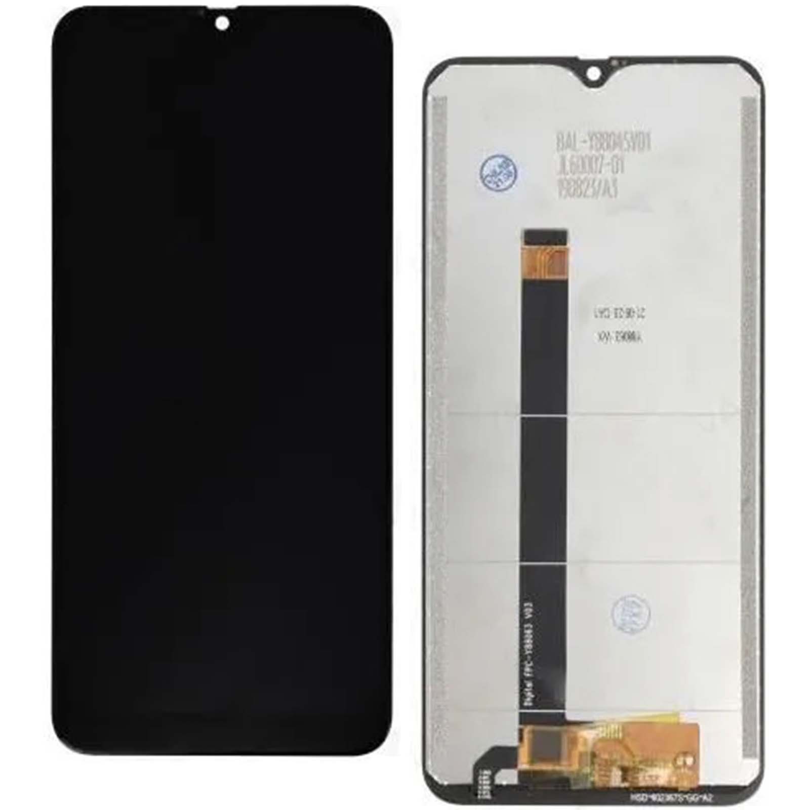 Écran complet Blackview A60 Pro pour réparer vitre cassée noir