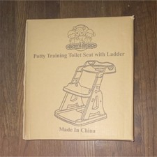 Brand New- Bambinao Potty Training Toilet Seat w/ Ladder Blue Yellow Unisex