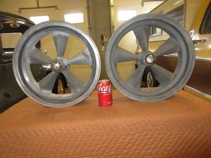 MAGNESIUM WHEEL DRAG STRIP RACE CAR SPINDLE MOUNT 15X4 HISTORIC 1959 Orig. Boxes