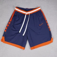 Nike Dri-FIT Athletic Shorts Large Men’s Basketball Running Gym Blue Orange