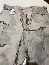US Military Desert Camouflage Pattern 3 Color Combat Trouser Large XLong DCU BDU