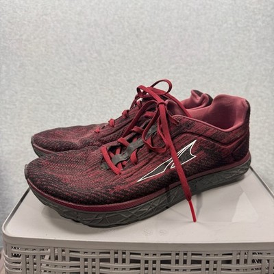 Altra Sneakers Mens 10 US Red Black Escalante Running Shoes Zero Drop Road