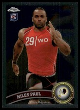 Niles Paul Rookie RC 2011 Topps Chrome #94 Washington Redskins
