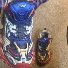 Balenciaga Track 2 Mens Multicolor Mesh Synth...