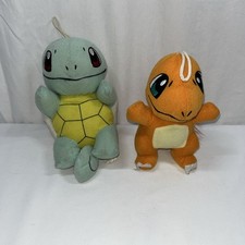 Set Of 2 Pok mon Plush Charmander Squirtle