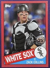 2020 Topps Zack Collins 35th Anniversary 1985 Red /10 85-33 White Sox