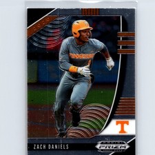 2020 Panini Prizm Draft Picks Zach Daniels #PDP131 Tennessee Volunteers