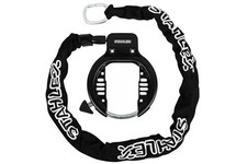 B-WARE Rahmenschloss Fahrradschloss incl Einsteckkette 1m Stahlex 008624