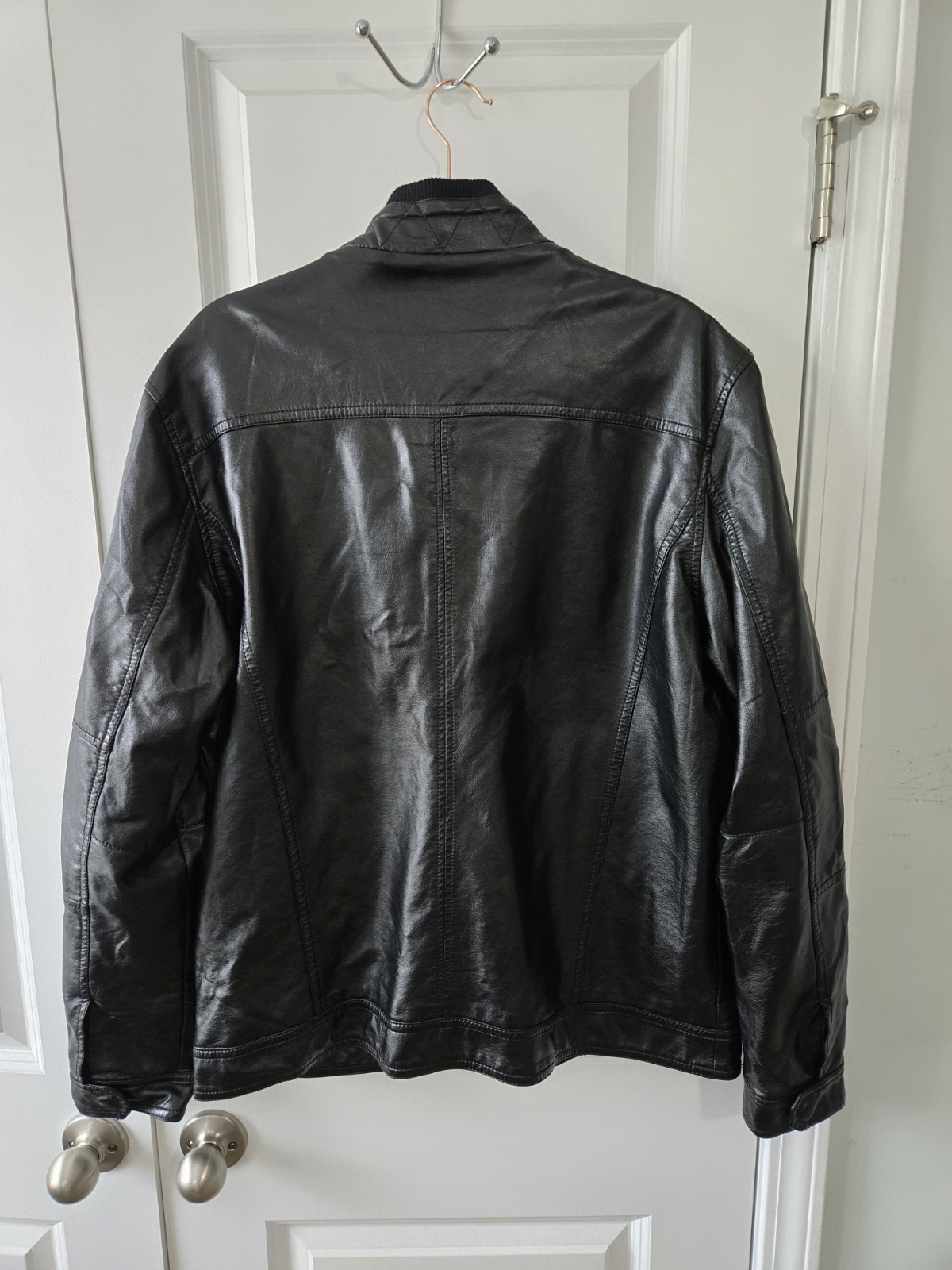 members only leather jacket large - image 4