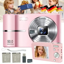 Digitalkamera 50MP 1080P Fotokamera Fotoapparat Videokamera 16XDigitalzoom 64GB