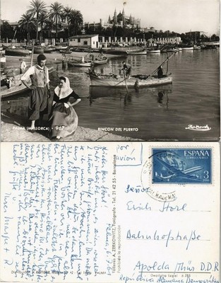 Postales Palma ( de Mallorca) Rincon del Puerto 1961