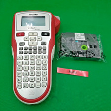 Brother P-touch 1005 Handheld Label Printer Red/ White + Spare Tape