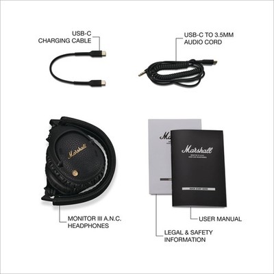 Marshall - Monitor III A.N.C. Wireless Noise Cancelling Over-the