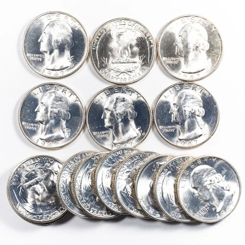 1947-S Washington Silver Quarter - San Francisco Mint - Choice Uncirculated