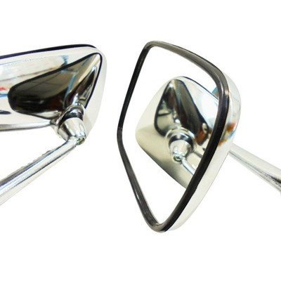 JDM Chrome Fender Door Mirrors x2 for Datsun Nissan Pickup 220 320