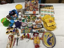 Huge Lot Vintage McDonald's Happy Meal Toys, Puzzle, Cassettes, Watches, Glasses