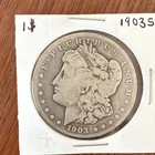 1903-S Morgan Silver Dollar $1 US Coin 0.9 Fineness Circulated