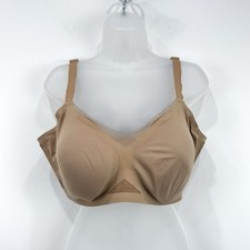 Honey Love Bra Women's 1X 40 C/D Sand Lifting Crossover Comfort V Neck Wire Free