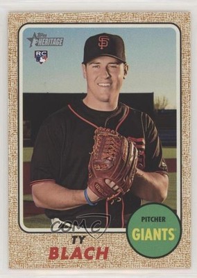 2017 Topps Heritage High Number Ty Blach #659 Rookie RC 0w8