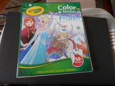 Crayola Color Sticker Book Coloring Book Disney Frozen Northern lights 26 pgs