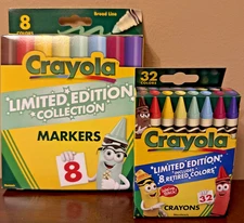 NEW CRAYOLA Variety Pack Limited Edition Crayons & Markers 2025 retired colors