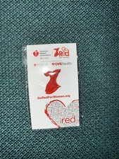 American Heart Association Go Red For Women Dress Pin New