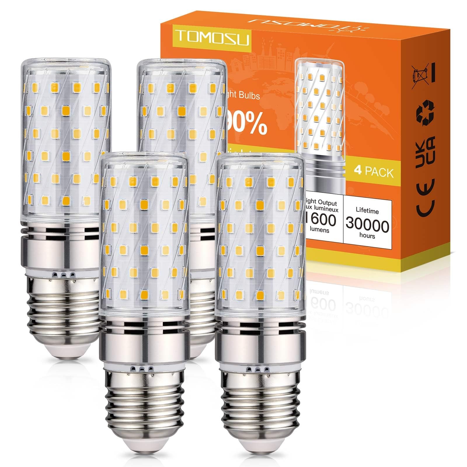 Lampadine Tomosu LED E27 Luce Naturale | Protezione Occhi per Bambini