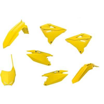 Polisport Plastik-Kit Restyle Suzuki RM 125/250 01-08, Gelb