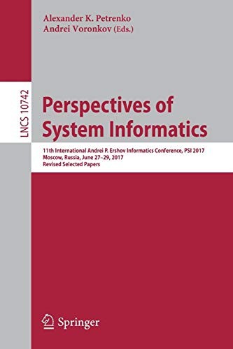 Springer Perspectives Of System Informatics - Image 2