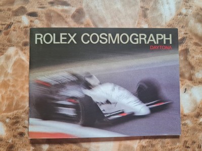 Rolex Cosmograph Daytona manual booklet No 596.16.USA-20-3.1990 rare item