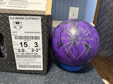 15# 1st Quality NIB Hammer Black Widow Dynasty 3.0 Bowling Ball 2-3 Pin 3 Top