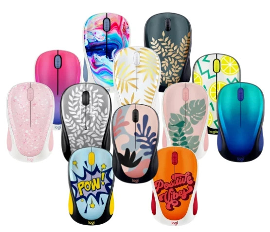 Logitech M317 Wireless Optical Mouse Many New Colors To Choose