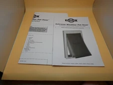 PetSafe Extreme Weather Plastic Pet Door, Medium, Instructions & Cut Template