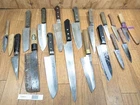 Damaged Lot of Japanese Chef's Kitchen Knives Broken from Japan TW911
