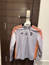 Adidas Boys Grey Juventus 1/4 Zip Top, Size 11-12, 152 cm