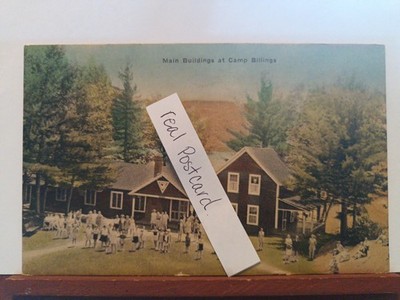 Vintage Postcard. Camp Billings, Lake Fairlee Ely, Vermont. 1942 (P3)