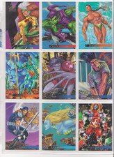 #2 1994 Fleer Marvel Universe Trading Cards Lot of 9