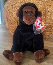 Ty Original Beanie Baby Congo The Gorilla Has Both Tags And Hang Tag Protector 