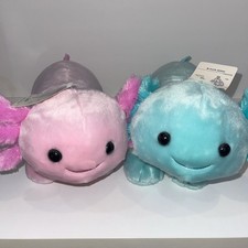 BUILD-A-BEAR Pink Mint Axolotl 18" Plush w/tags Never In Children s Hands