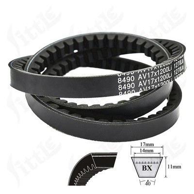 BX Keilriemen Zahnriemen 17x11mm Gezahnt Gummi Antriebsriemen Länge 670Li-3607Li