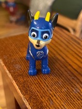 Paw Patrol Mighty Pups Super Paws Chase Dog Police Blue Toy Figure Cop