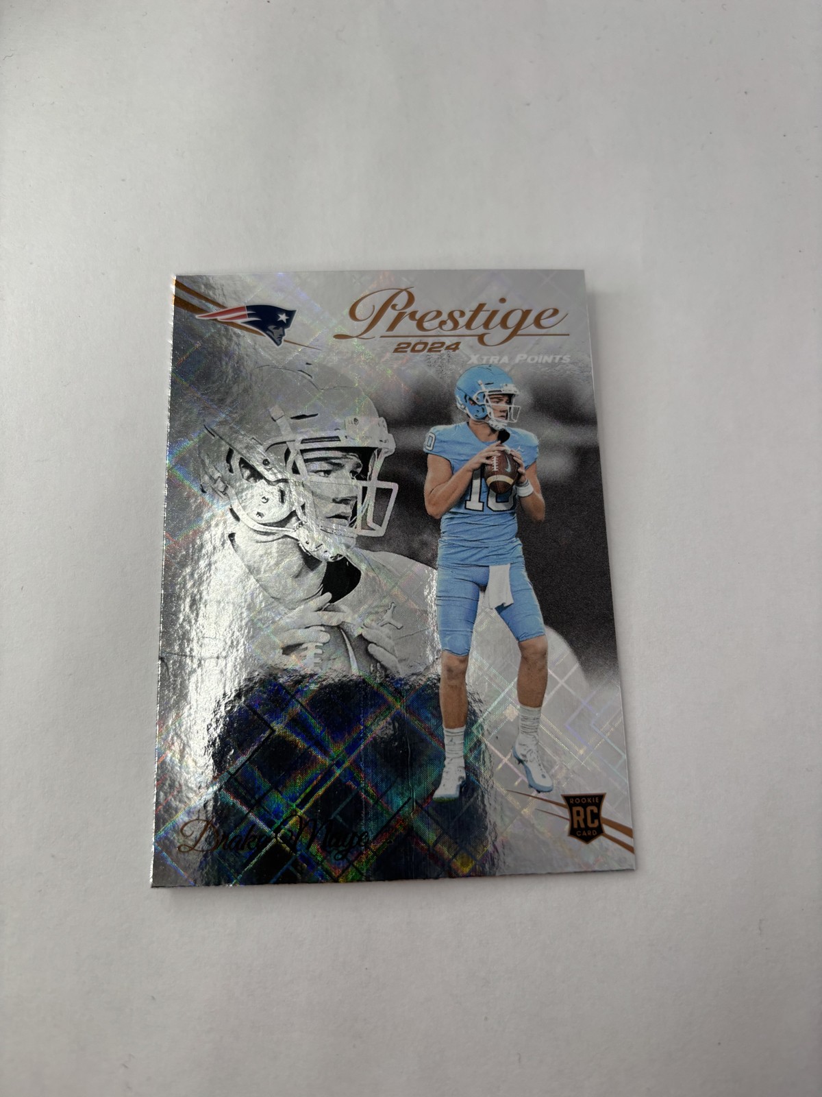 2024 Panini Prestige - Rookies Drake Maye #304 Xtra Points Diamond RC Patriots