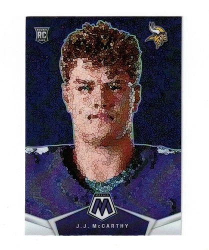 J.J. MCCARTHY 2024 PANINI MOSAIC MICRO MOSAIC PRIZM RC #MM-JJM CASE HIT SSP