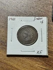 1901 Indian Head Cent Penny Nice U.S. 1c Type Coin (Raw6393)