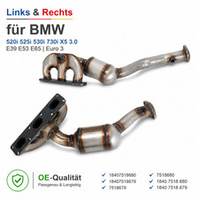 Katalysator Links Rechts f�r BMW 520i 525i 530i 730i X5 3.0 E39 E53 E65 Euro3