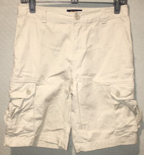 YOUTH SIZE 14 POLO RALPH LAUREN CLASSIC CHINO COTTON 6 POCKET KHAKI CARGO SHORTS