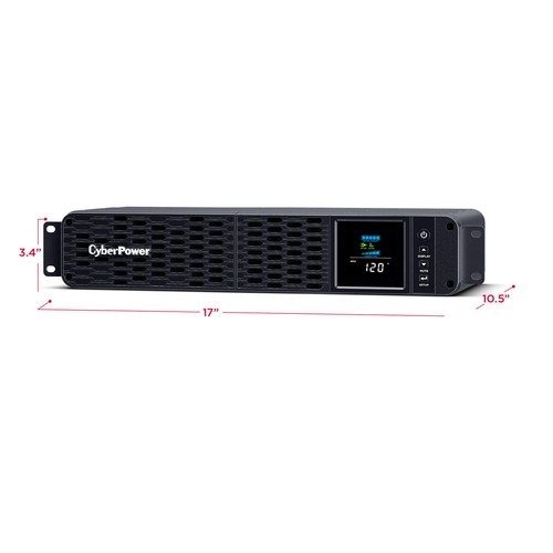CyberPower CP1500PFCRM2U 1500VA/1000W Rackmount PFC Sinewave UPS, 8x NEMA 5-15R - Picture 5 of 8