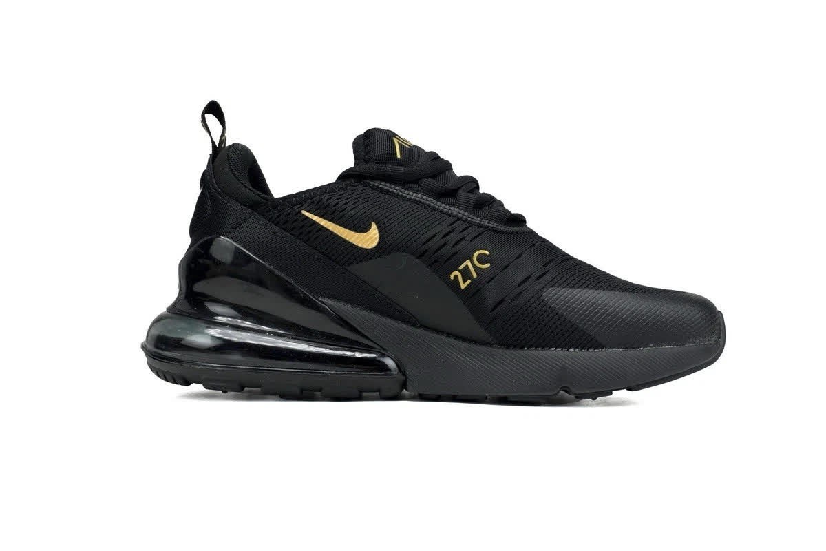 nike 270 black gold